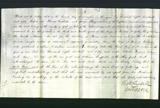 Deed by Married Women - Anne Billam-Original Ancestry