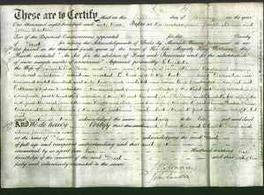 Deed by Married Women - Elizabeth Mace and Mary Jane Briggs-Original Ancestry