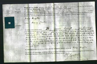 Deed by Married Women - Mary Hughes Carter-Original Ancestry