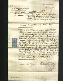 Court of Common Pleas - Louisa Emma Newland-Original Ancestry