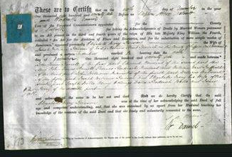 Deed by Married Women - Elizabeth Mary Dawson-Original Ancestry