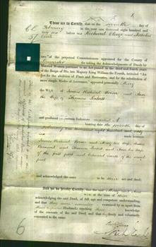 Deed by Married Women - Mary Horner and Ann Lockett-Original Ancestry