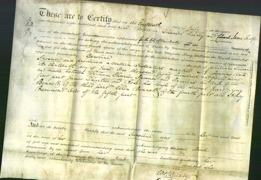 Deed by Married Women - Caroline Spooner