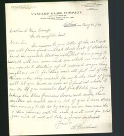 Letterhead - VanCamp Glass Company