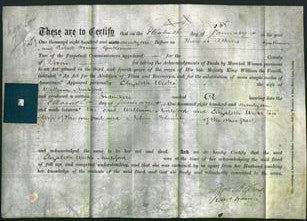 Deed by Married Women - Elizabeth Weeks Stenliford-Original Ancestry