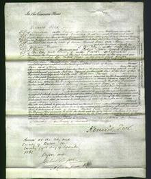 Court of Common Pleas - Jane Hart and Mary Shorland-Original Ancestry
