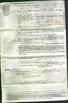 Court of Common Pleas - Margaret Down-Original Ancestry