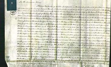 Court of Common Pleas - Mary Ann Warden and Elizabeth Thendeick-Original Ancestry