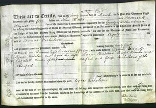 Deed by Married Women - Agnes Nicholson-Original Ancestry