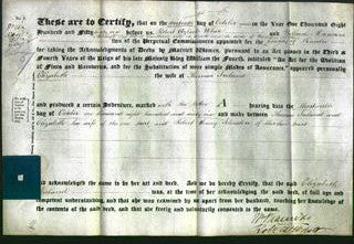 Deed by Married Women - Elizabeth Ireland-Original Ancestry