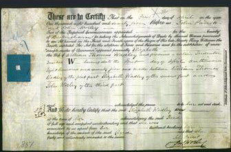 Deed by Married Women - Elizabeth Wadley-Original Ancestry