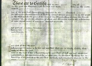 Deed by Married Women - Elizabeth Cox Onhard-Original Ancestry