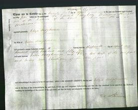 Deed by Married Women - Eliza Hodgkinson-Original Ancestry