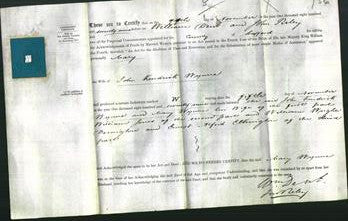 Deed by Married Women - Mary Wynne-Original Ancestry