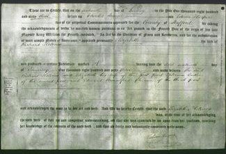 Deed by Married Women - Elizabeth Holmes-Original Ancestry