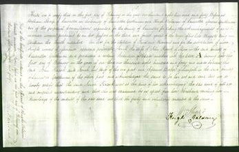 Deed by Married Women - Sarah Peacock-Original Ancestry