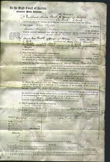 Court of Common Pleas - Sarah Elizabeth Denham-Original Ancestry