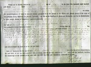 Deed by Married Women - Susan Felsted-Original Ancestry