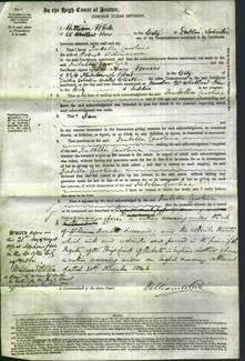 Court of Common Pleas - Isabella Caroline Williamson-Original Ancestry