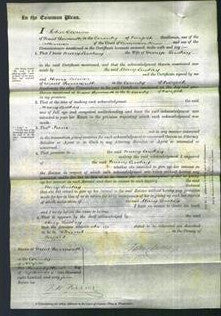 Deed by Married Women - Mary Lushey-Original Ancestry