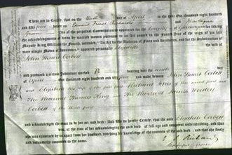 Deed by Married Women - Elizabeth Corbett-Original Ancestry