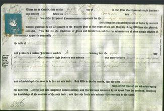 Deed by Married Women - Selina Croke-Original Ancestry