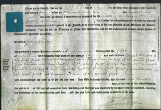 Deed by Married Women - Ann Theaker-Original Ancestry