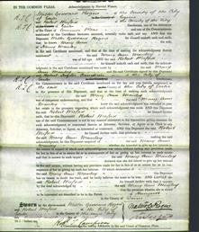 Court of Common Pleas - Mary Ann Mauley-Original Ancestry