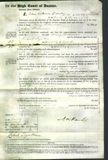 Court of Common Pleas - Mary Bettinson-Original Ancestry