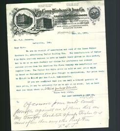 Letterhead - Van Camp Hardware & Iron Co.