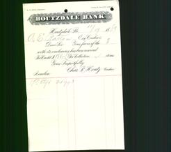 Bank Letterhead - Houtzdale Bank