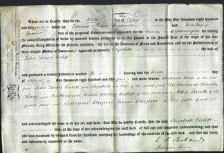 Deed by Married Women - Elizabeth Corbett-Original Ancestry