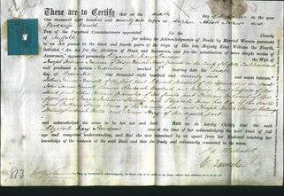 Deed by Married Women - Elizabeth Mary Dawson-Original Ancestry