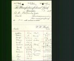 Bank Letterhead - Manufacturers National Bank