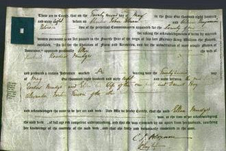 Deed by Married Women - Ellen Mudge-Original Ancestry