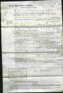 Court of Common Pleas- Elizabeth Mary Dawson-Original Ancestry