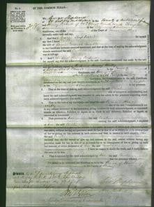 Court of Common Pleas - Caroline Lamble-Original Ancestry