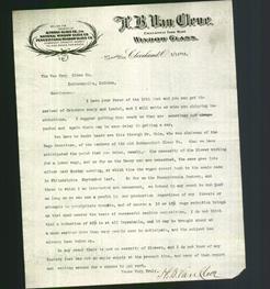 Letterhead - H.B. Van Cleve