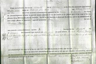 Deed by Married Women - Mary Morley-Original Ancestry