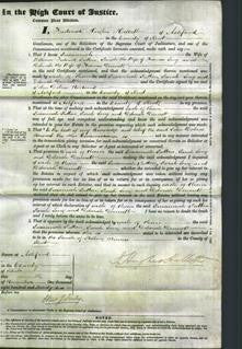 Court of Common Pleas - Susannah Sutton, Sarah Long and Deborah Dennett-Original Ancestry