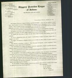 Letterhead - Shippers' Protective League of Indiana