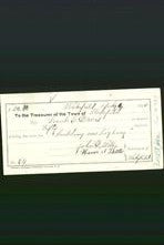 Wakefield, Massachusetts Payment Voucher - Frank E Davis