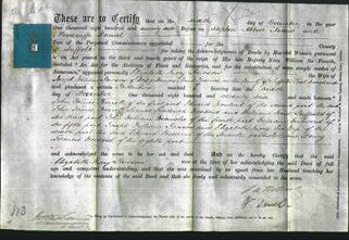 Deed by Married Women - Elizabeth Mary Dawson-Original Ancestry