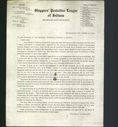 Letterhead - Shippers' Protective League of Indiana