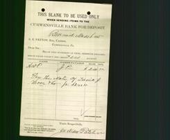 Bank Letterhead - Curwensville Bank
