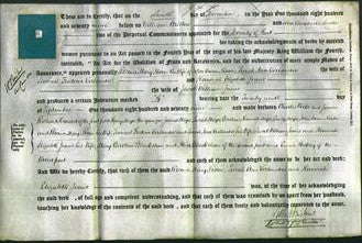 Deed by Married Women - Rosina Mary Nixon, Sarah Ann Verlander and Hannah Elizabeth Jeans-Original Ancestry