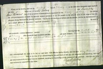 Deed by Married Women - Mary Richards-Original Ancestry