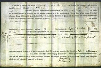 Deed by Married Women - Alice Spencer-Original Ancestry