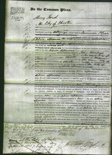 Court of Common Pleas - Alice Spencer-Original Ancestry