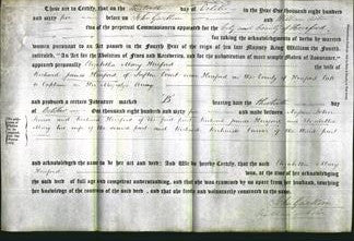Deed by Married Women - Elizabetha Mary Hereford-Original Ancestry